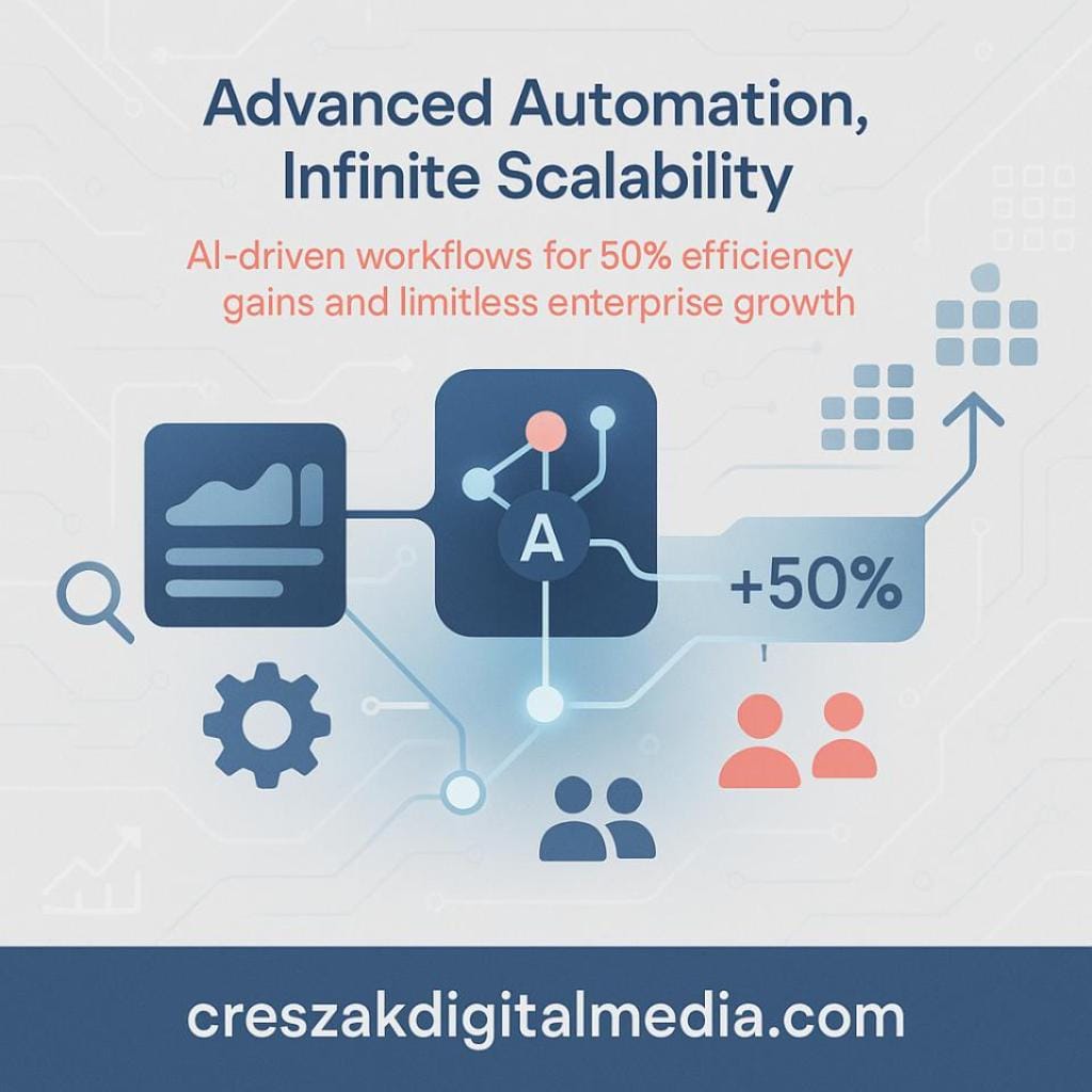 Advanced Automation and Scalability Features in CresZak Digital Media Enterprise SEO Services