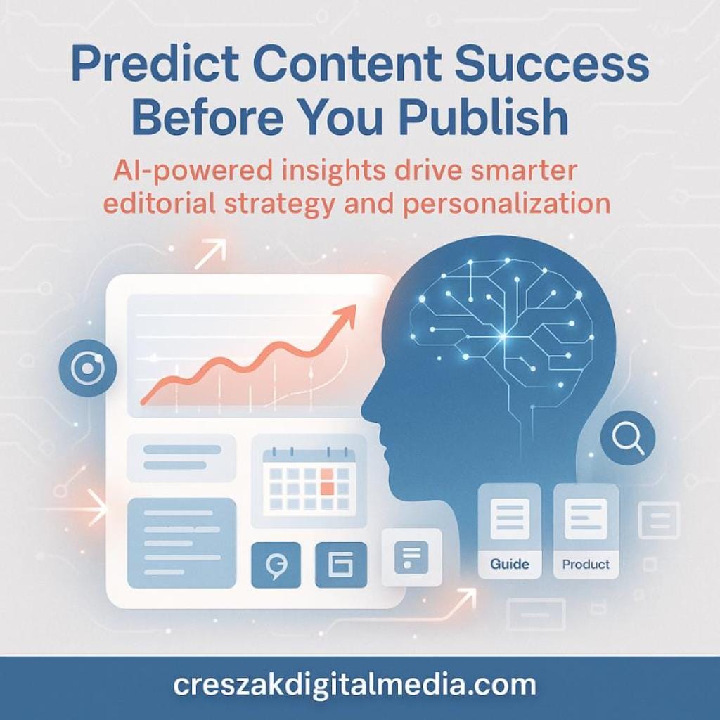 Predictive AI Insights Powering Content Planning with Ecommerce SEO Services by CresZak Digital Media