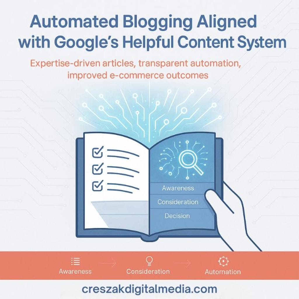 Aligning Automated Blogging with Helpful Content Guidelines Through CresZak Digital Media Ecommerce SEO Services