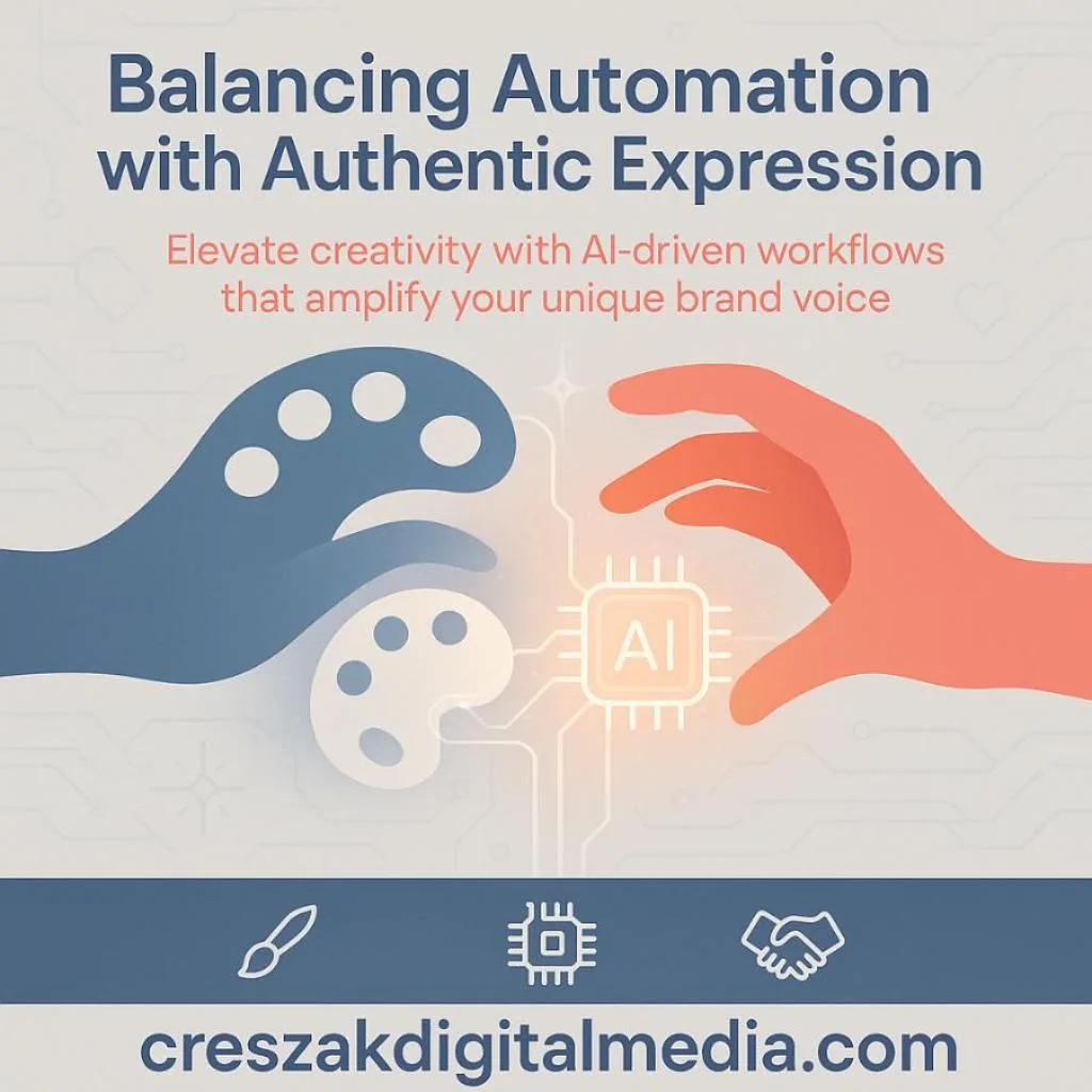 Balancing Automation and Authenticity Using CresZak Digital Media Etsy SEO Services