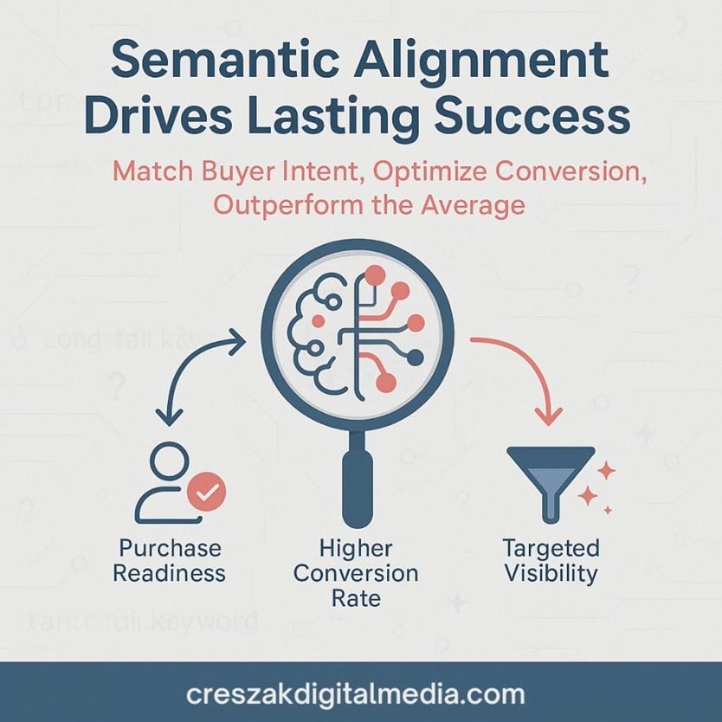 Building Success with Semantic Keyword Alignment by CresZak Digital Media Etsy SEO Services