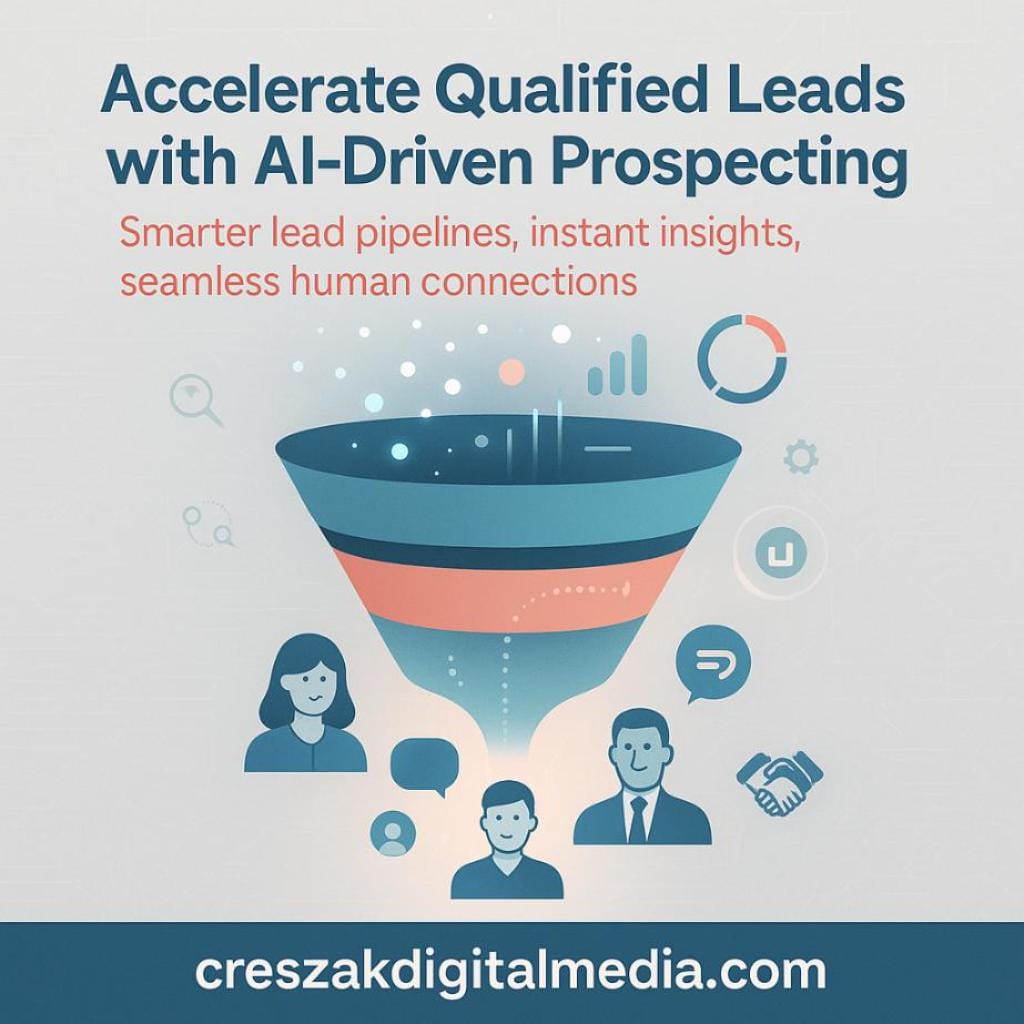 AI customer finders transforming lead discovery and improving Lead Gen SEO Services by CresZak Digital Media