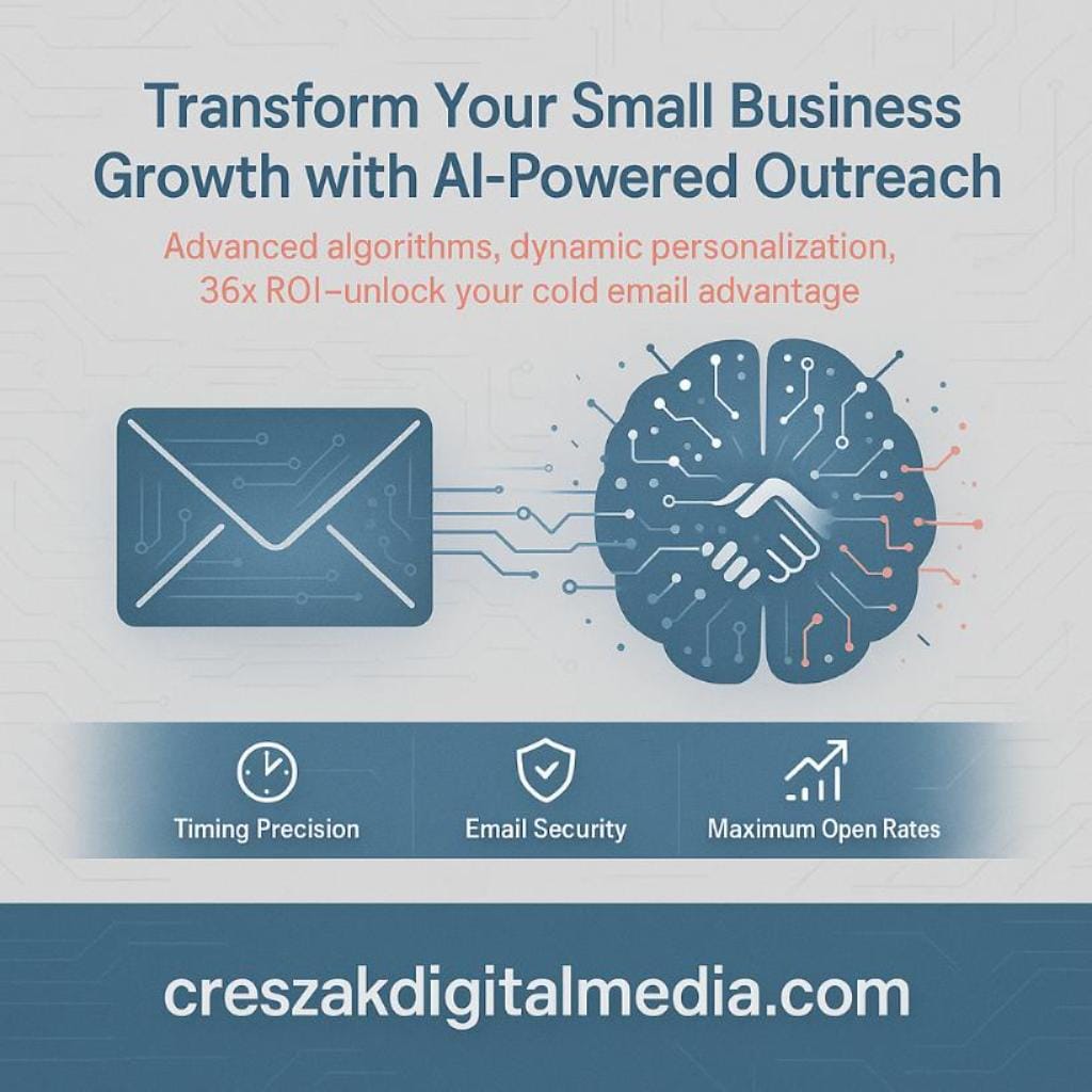 CresZak Digital Media Lead Gen Agency comparing AI systems with cold email strategies for lead generation.