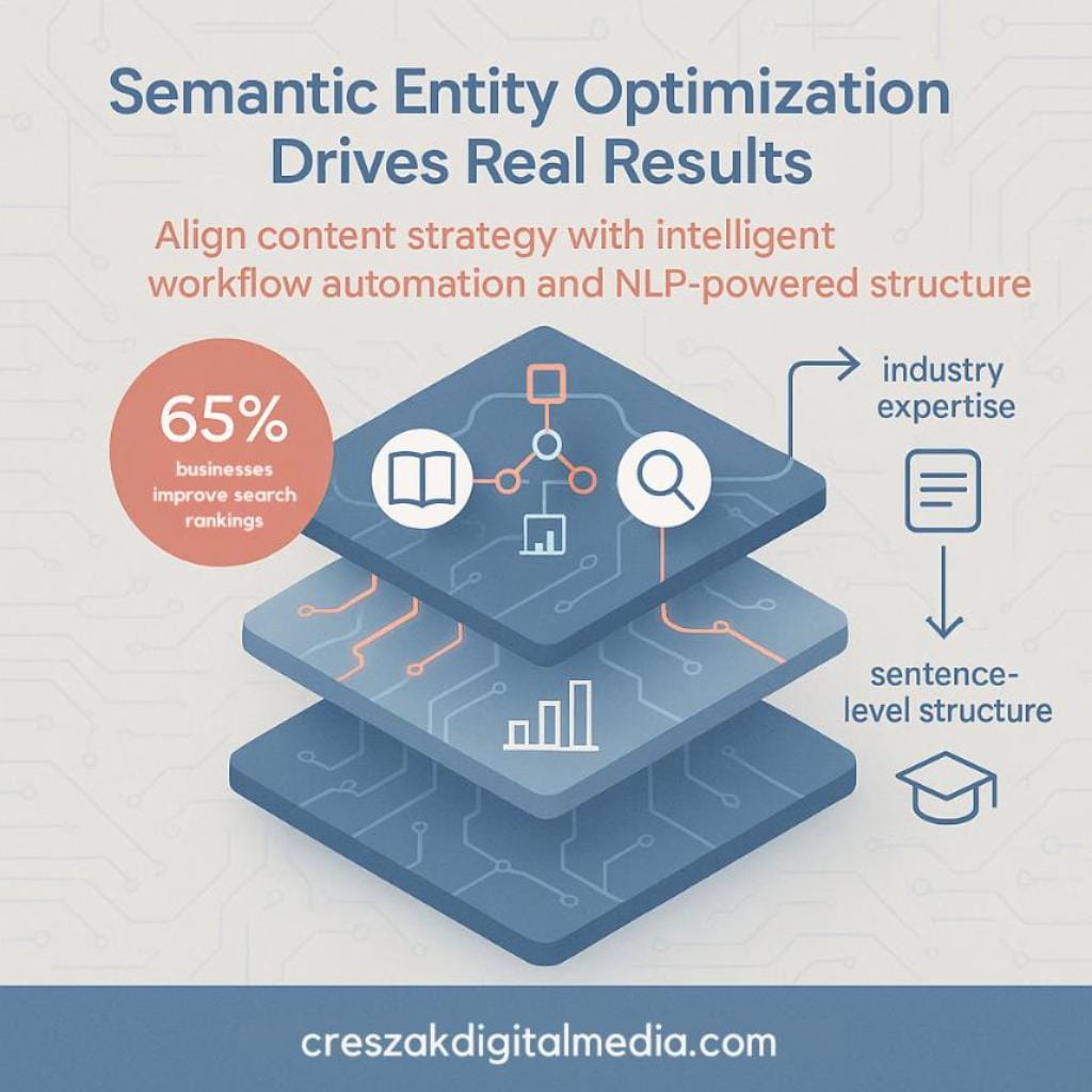 contextual optimization through semantic entity recognition CresZak Digital Media enhances contextual relevance through semantic SEO Services.