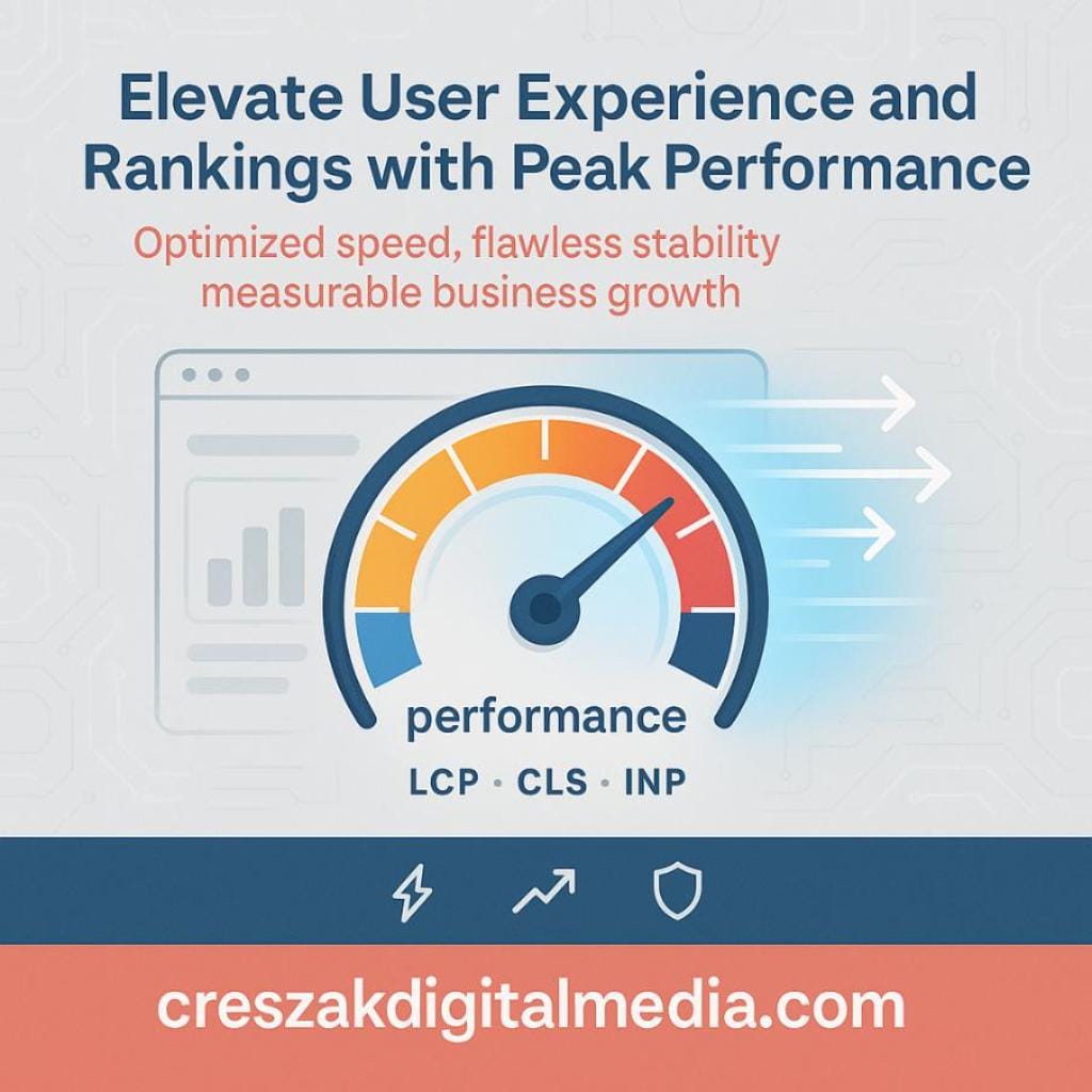 Core Web Vitals Improvement Using CresZak Digital Media Enterprise SEO Services