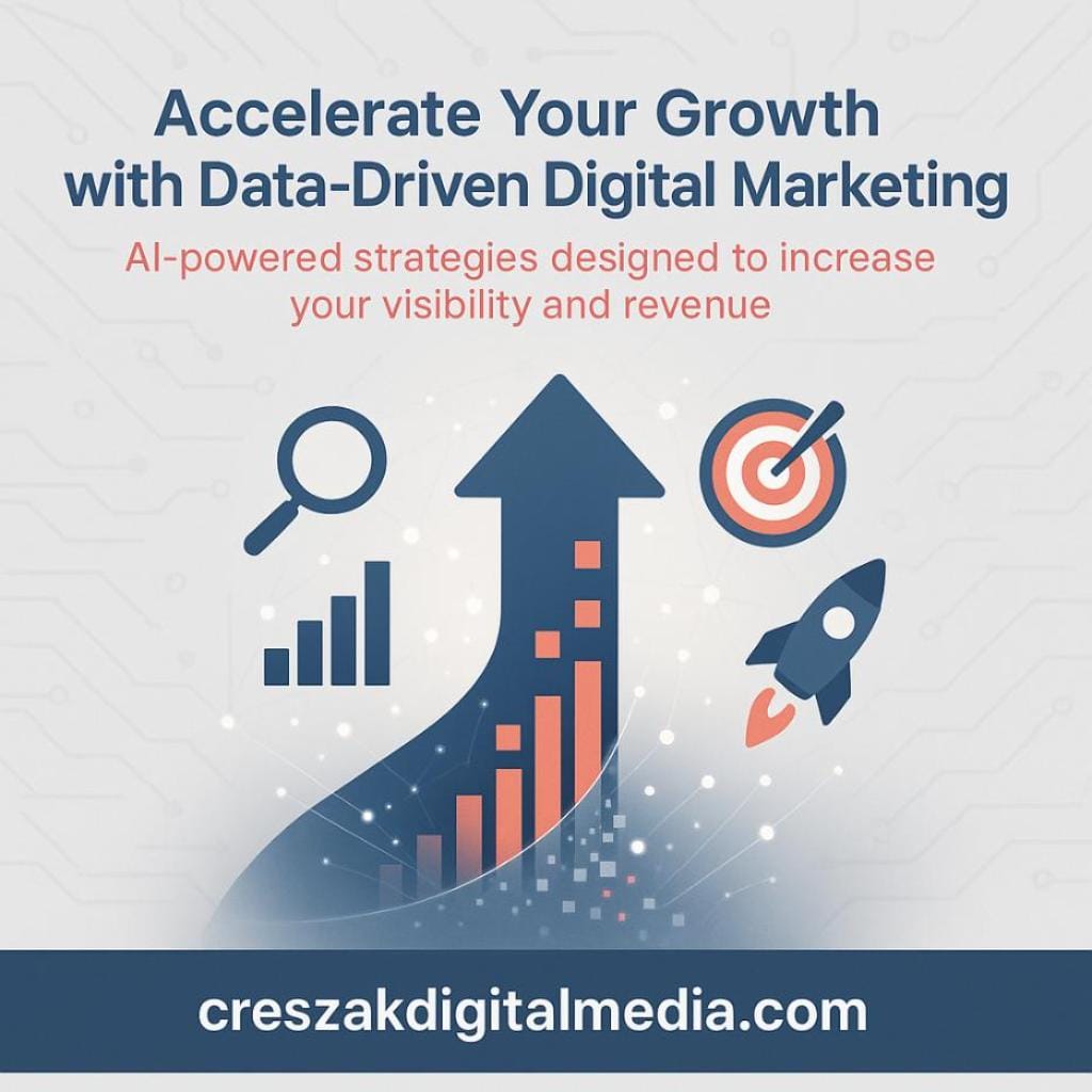 digital marketing services that drive measurable growth Digital Marketing Services for measurable business growth by CresZak Digital Media.