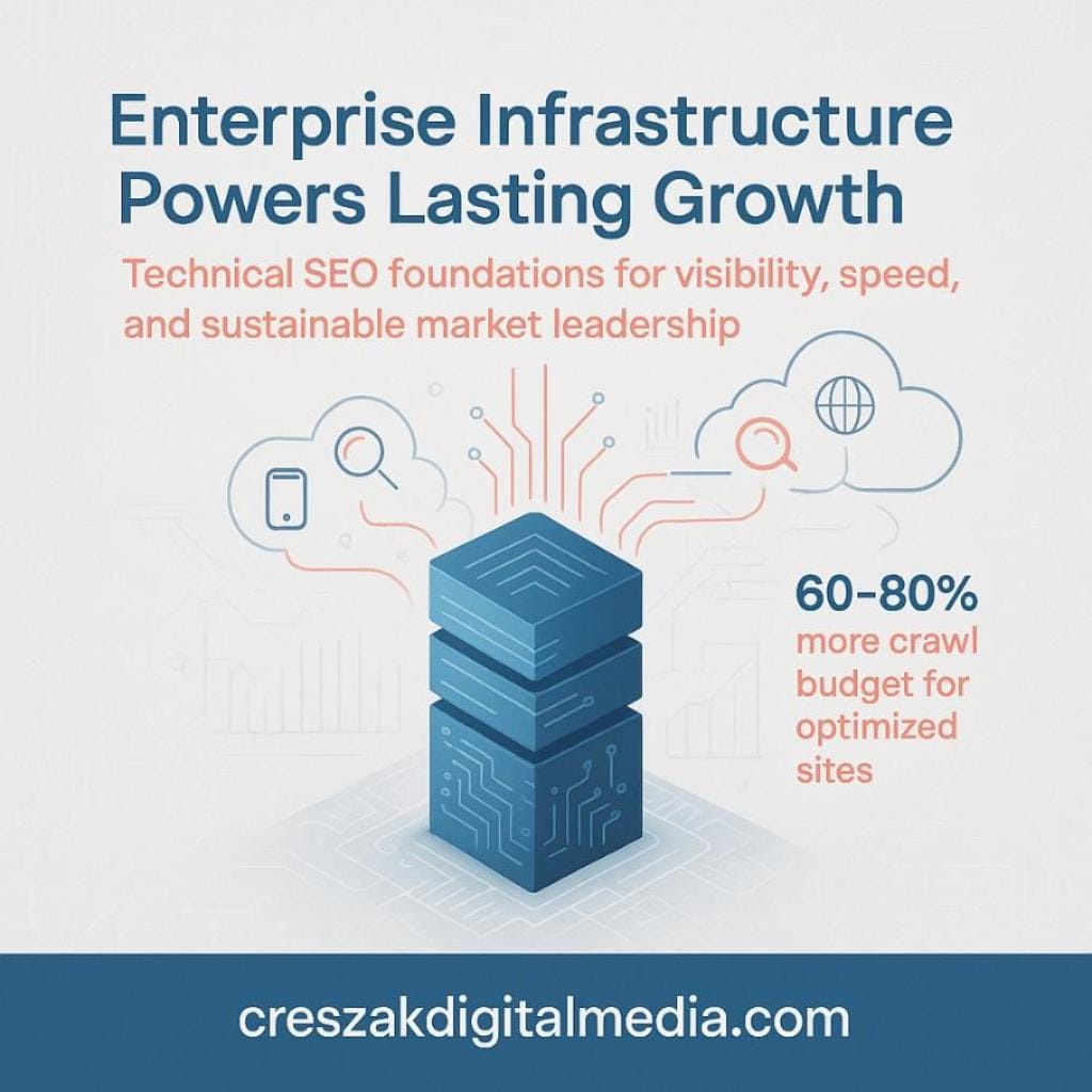 Enterprise-Level Technical Infrastructure for Growth with CresZak Digital Media Enterprise SEO Services