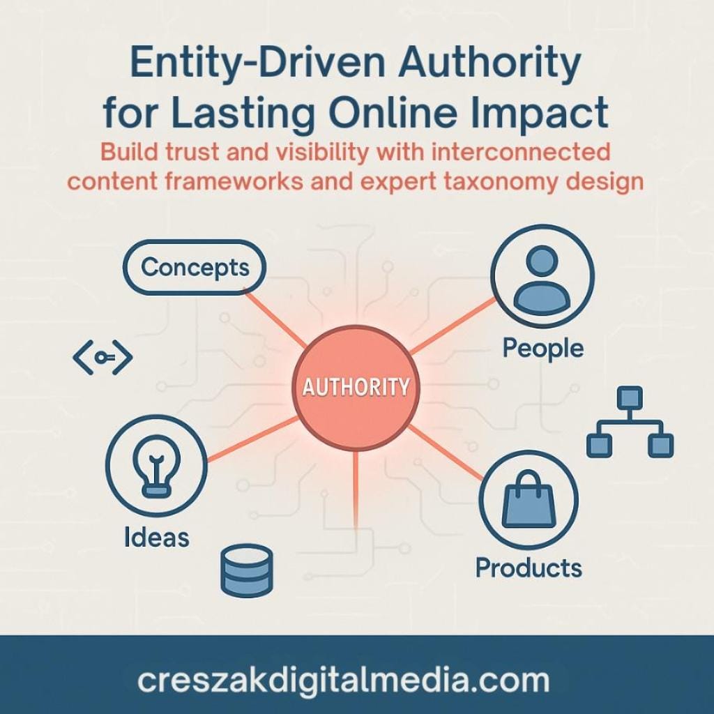 Entity-Based Authority Frameworks Through CresZak Digital Media Enterprise SEO Services