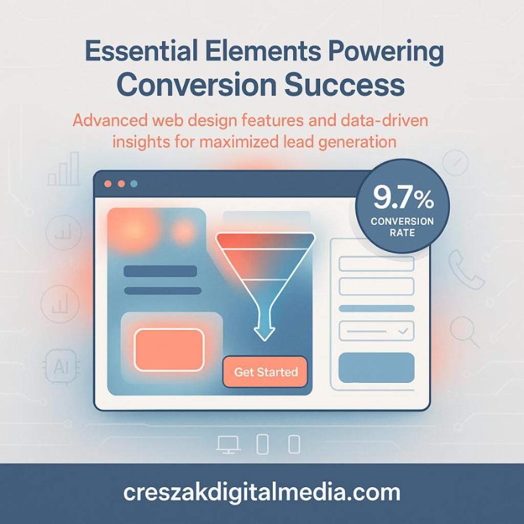  CresZak Digital Media Lead Gen Agency highlighting essential elements for conversion success.