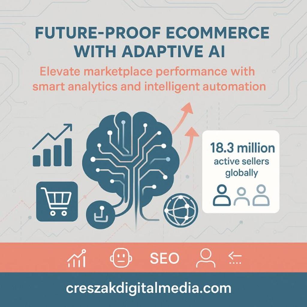 Adaptive AI Integration Supporting eCommerce Growth via CresZak Digital Media eBay SEO Services