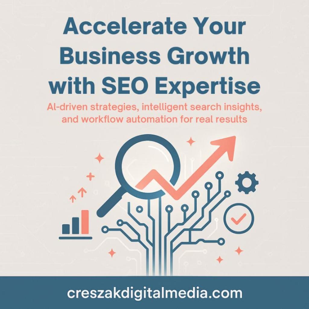 grow your business with professional seo services CresZak Digital Media offers professional SEO Services to grow your business.