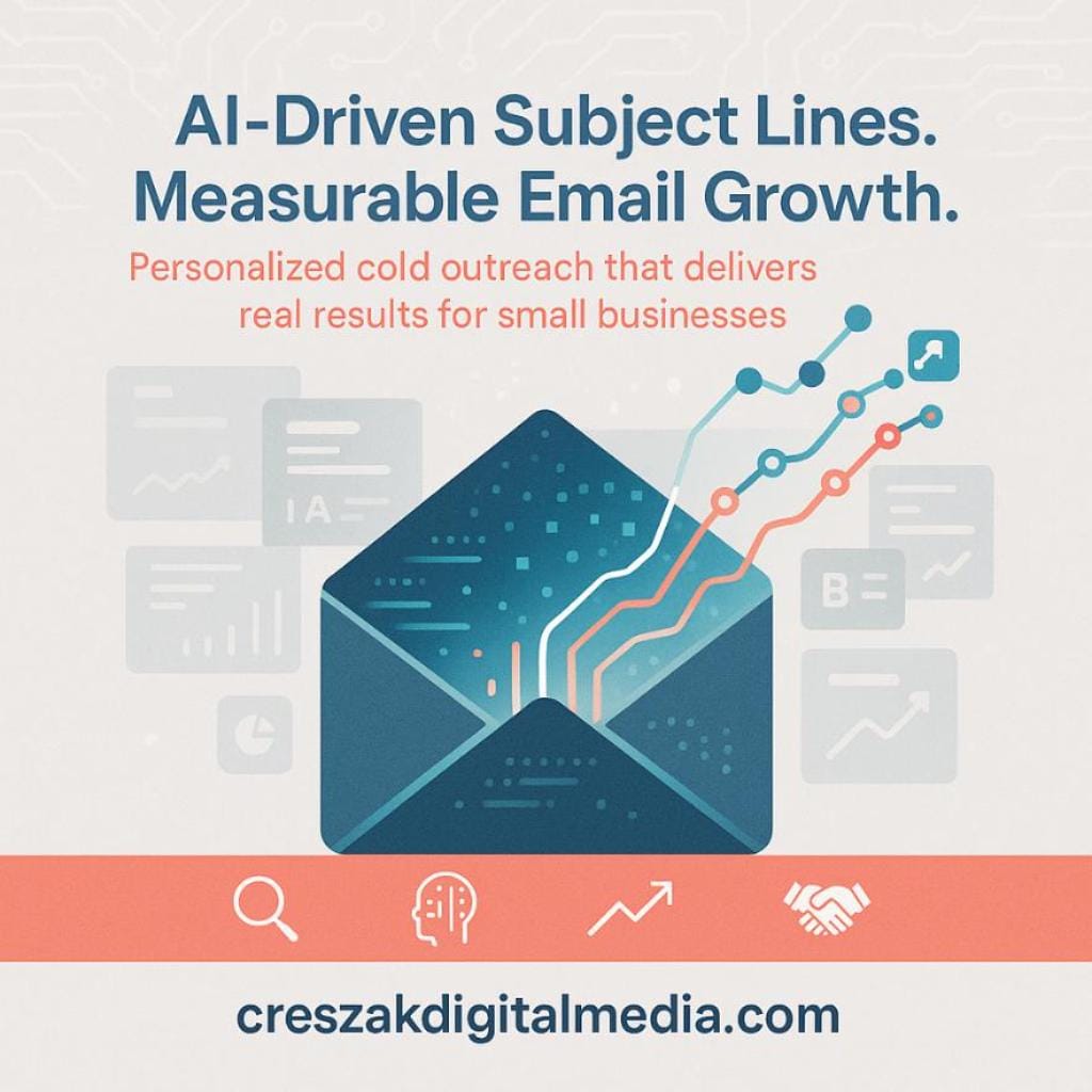 have any cold email marketing agency teams found ai tools that truly improve small business email performance AI-enhanced cold Email Marketing Services for better small business performance by CresZak Digital Media.