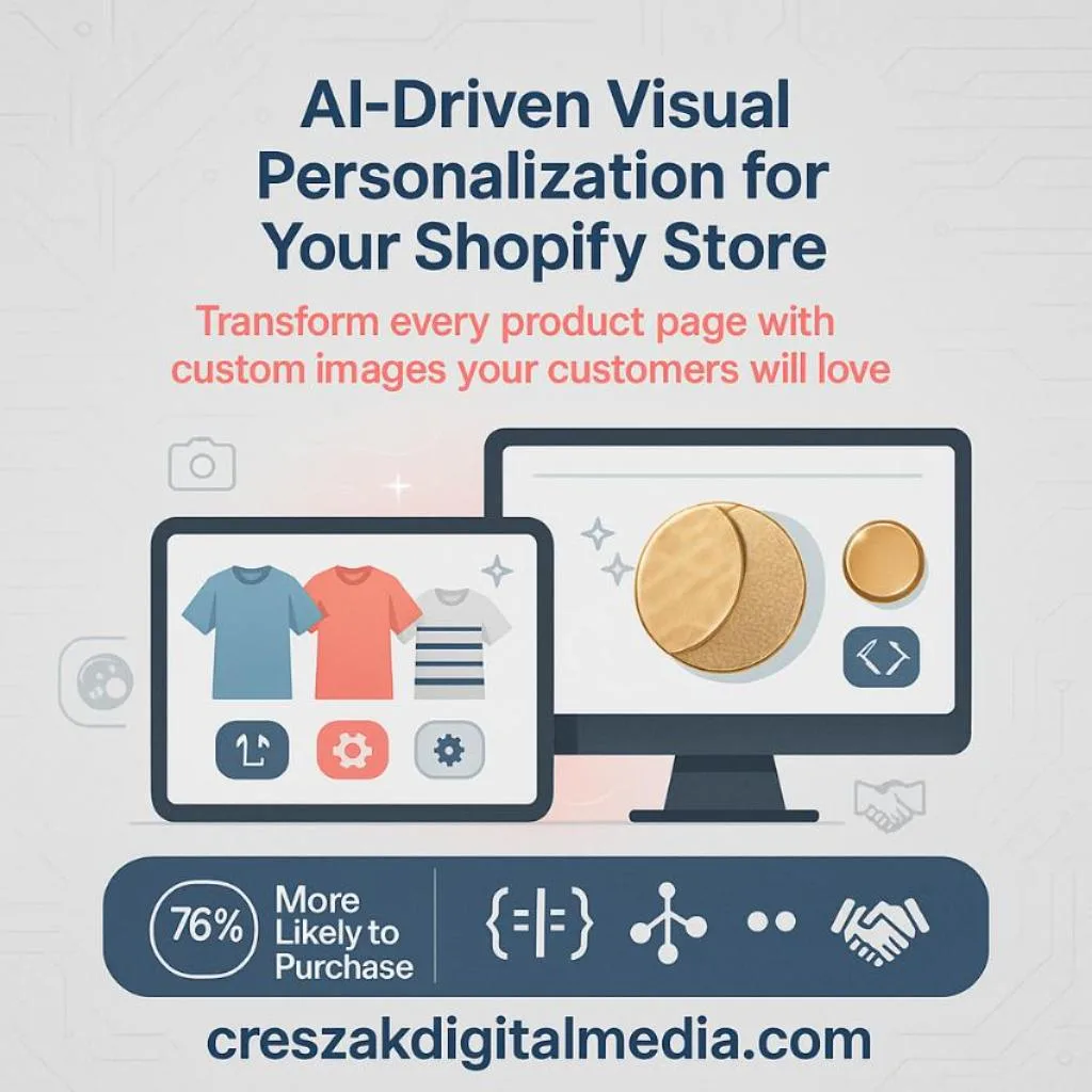 How top agencies like CresZak Digital Media add AI-powered image customization through Shopify Web Design Services