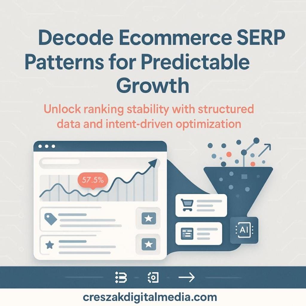 Ecommerce SERP Analysis Patterns Enhanced by CresZak Digital Media Ecommerce SEO Services