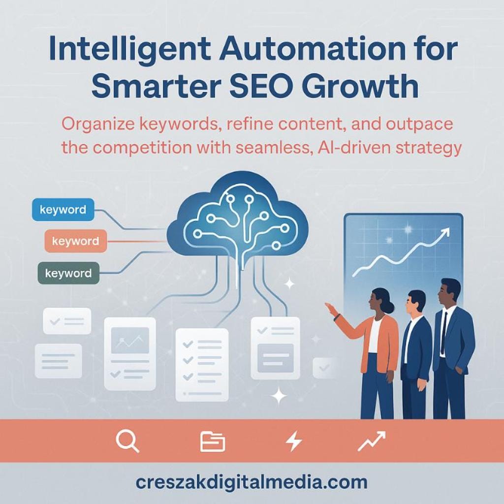 Intelligent Automation Improving Keyword Organization via Ecommerce SEO Services by CresZak Digital Media
