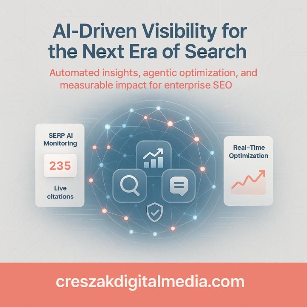 Enterprise SEO Software Evolution with AI Overviews Powered by CresZak Digital Media