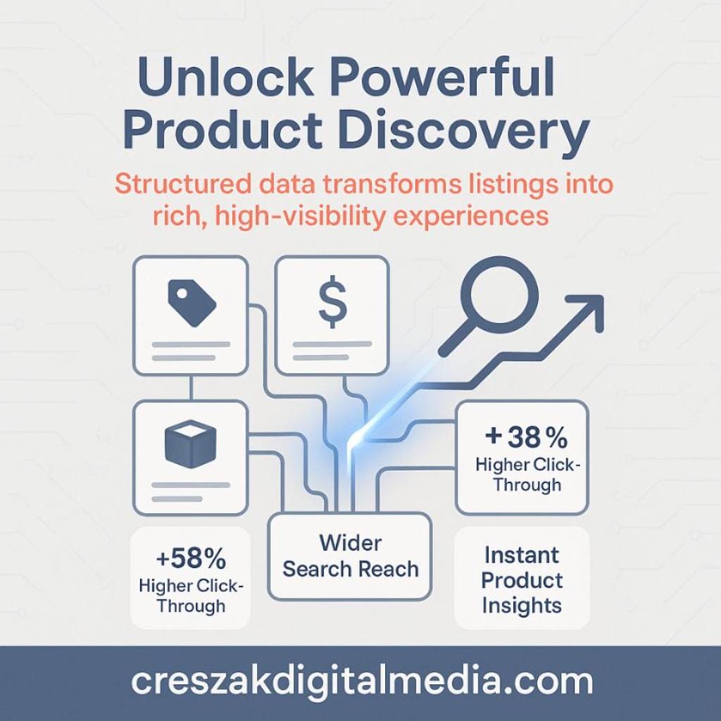Structured Data Markup Improving Discoverability with CresZak Digital Media Etsy SEO Services