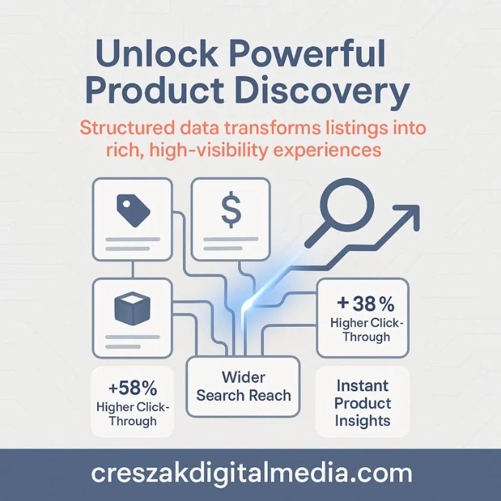 Structured Data Markup Improving Discoverability with CresZak Digital Media Etsy SEO Services