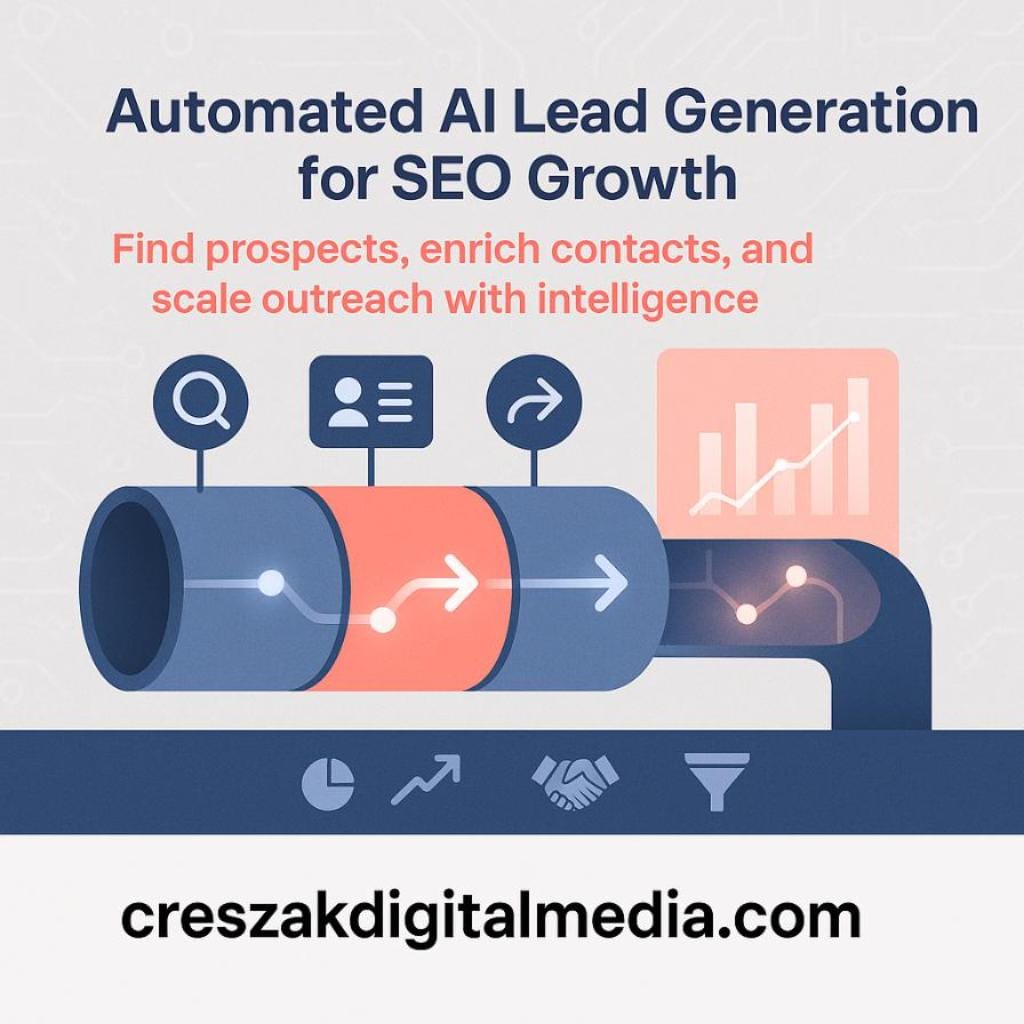 AI tools finding and contacting prospects to enhance Lead Gen SEO Services – CresZak Digital Media.