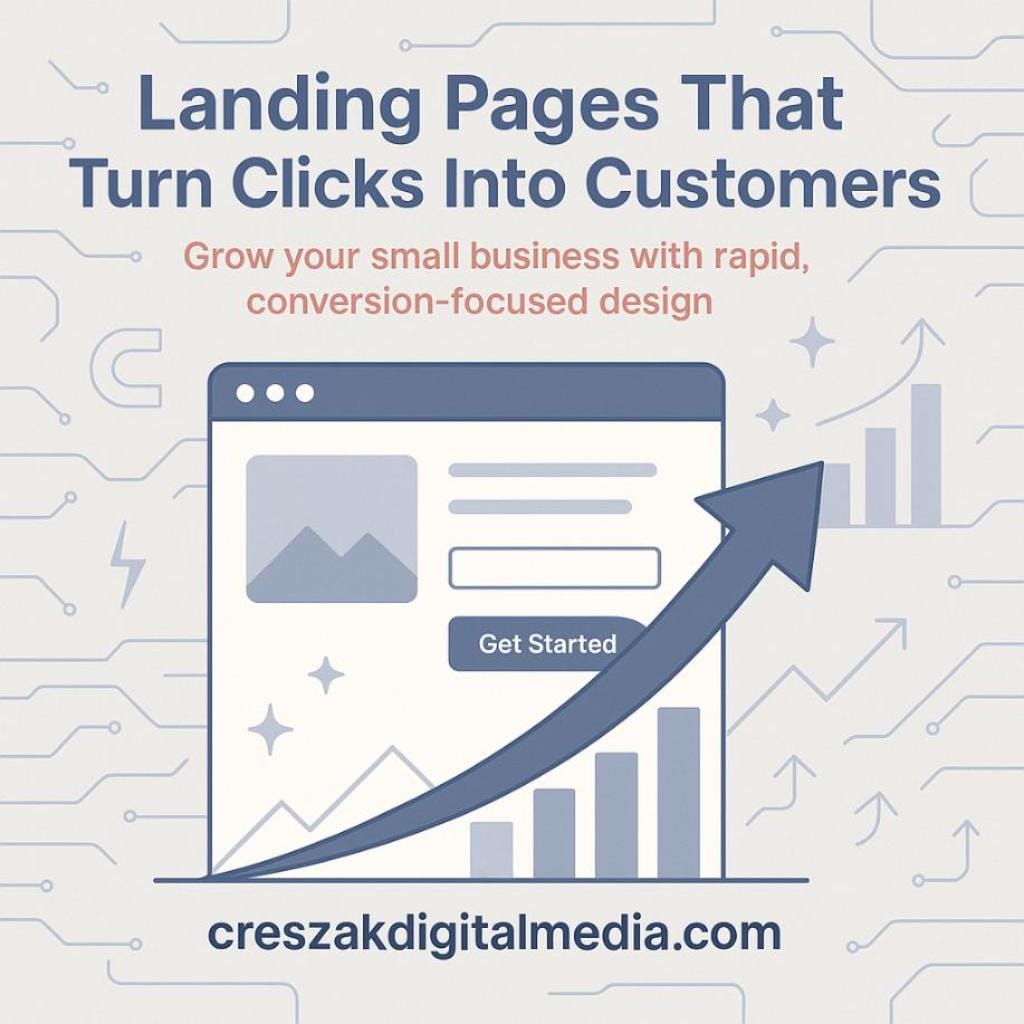 CresZak Digital Media Landing Page Design Services that convert visitors fast