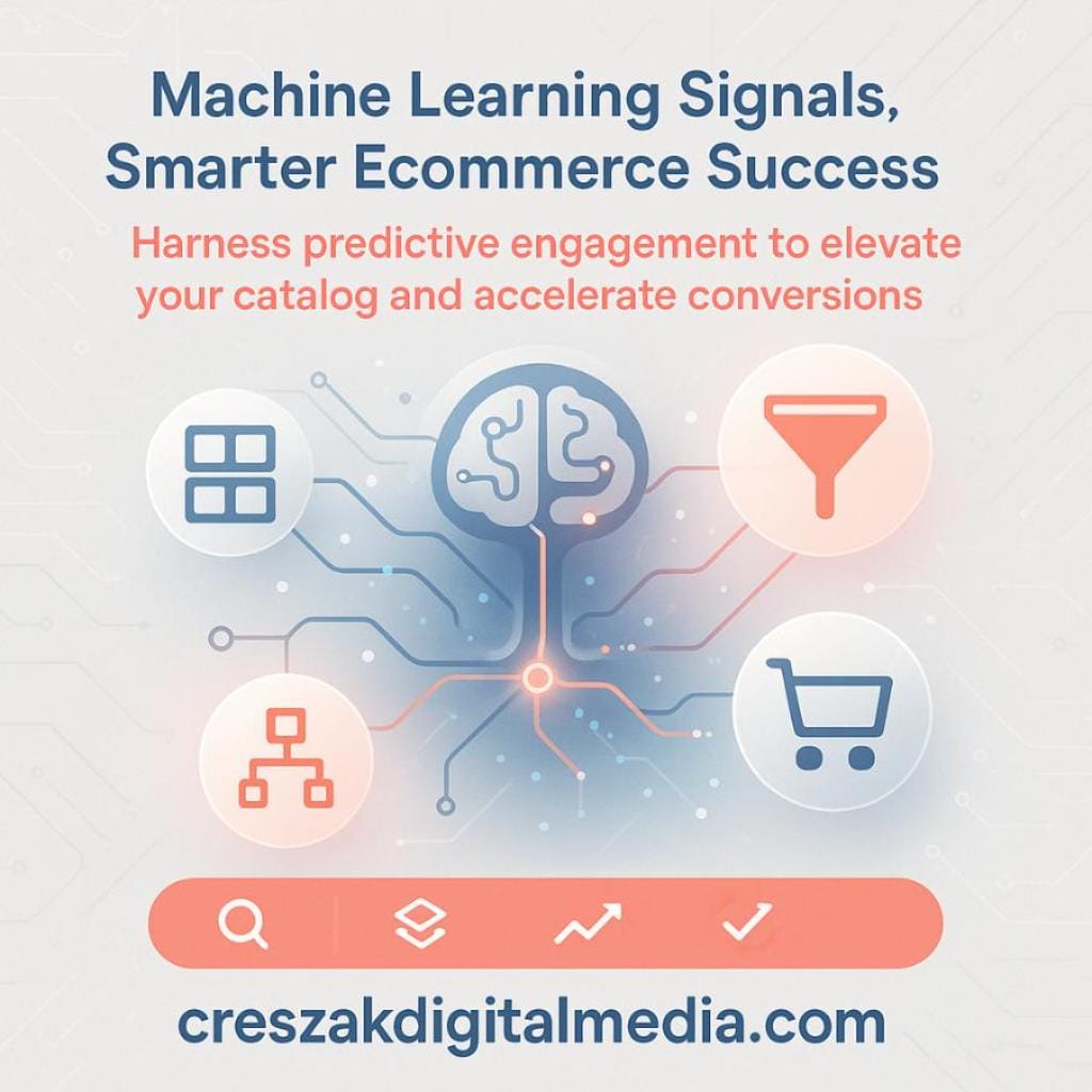 Machine Learning Signals Shaping Optimization Priorities with Ecommerce SEO Services by CresZak Digital Media