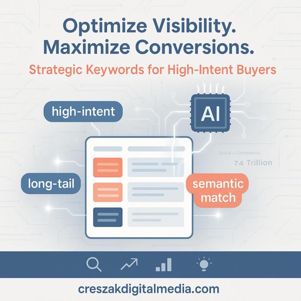 Optimizing Catalog Visibility with Strategic Keywords by CresZak Digital Media eBay SEO Services