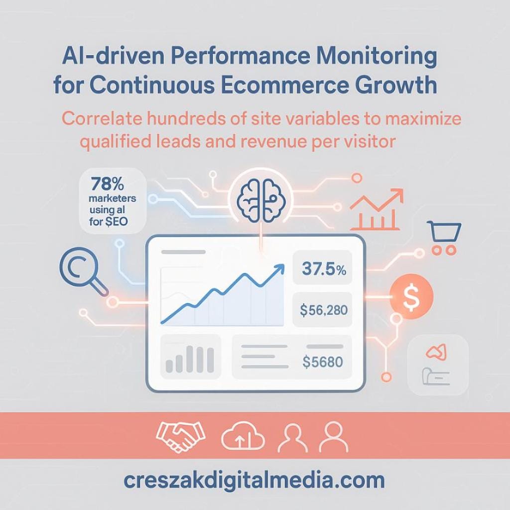 Performance Monitoring with AI SEO Insights Using CresZak Digital Media Ecommerce SEO Services