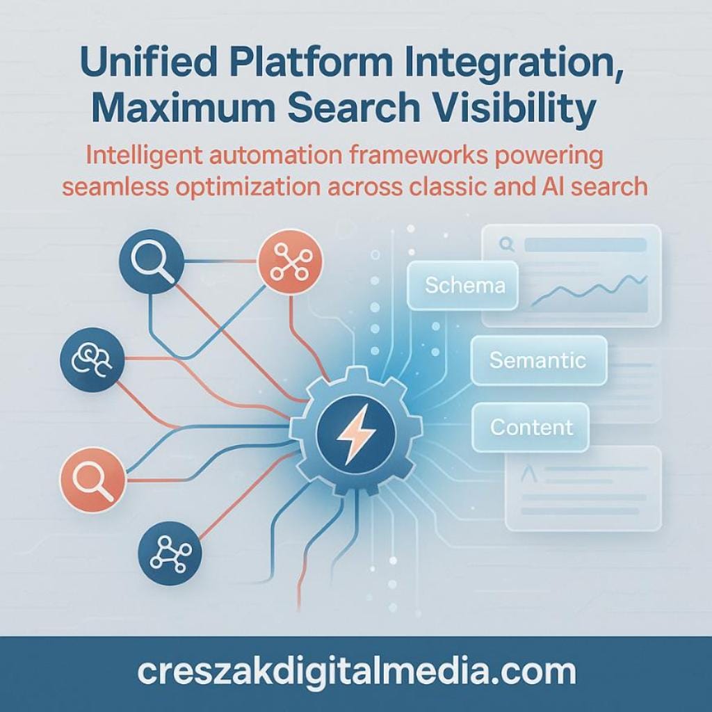 Platform Integration for Dual Search Optimization with CresZak Digital Media Enterprise SEO Services