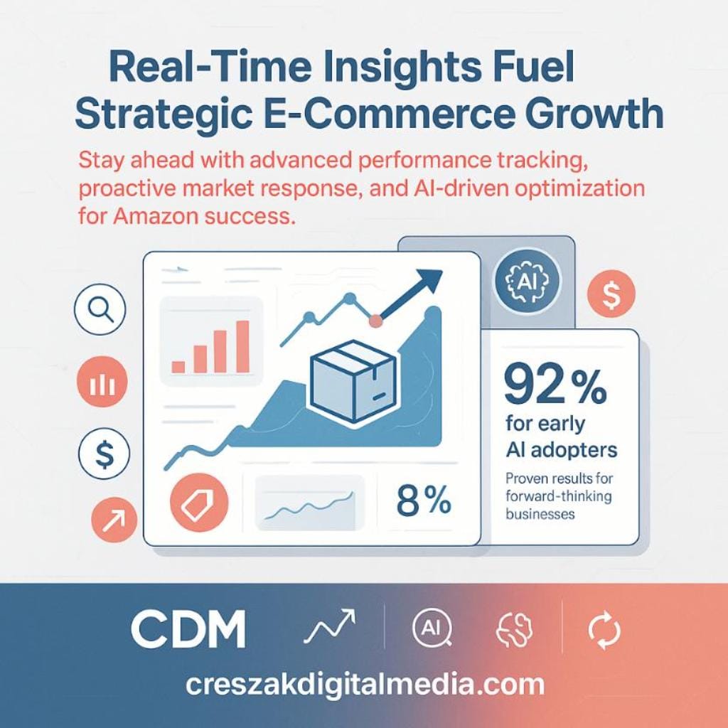 Real-Time Performance Tracking with CresZak Digital Media Amazon SEO Services