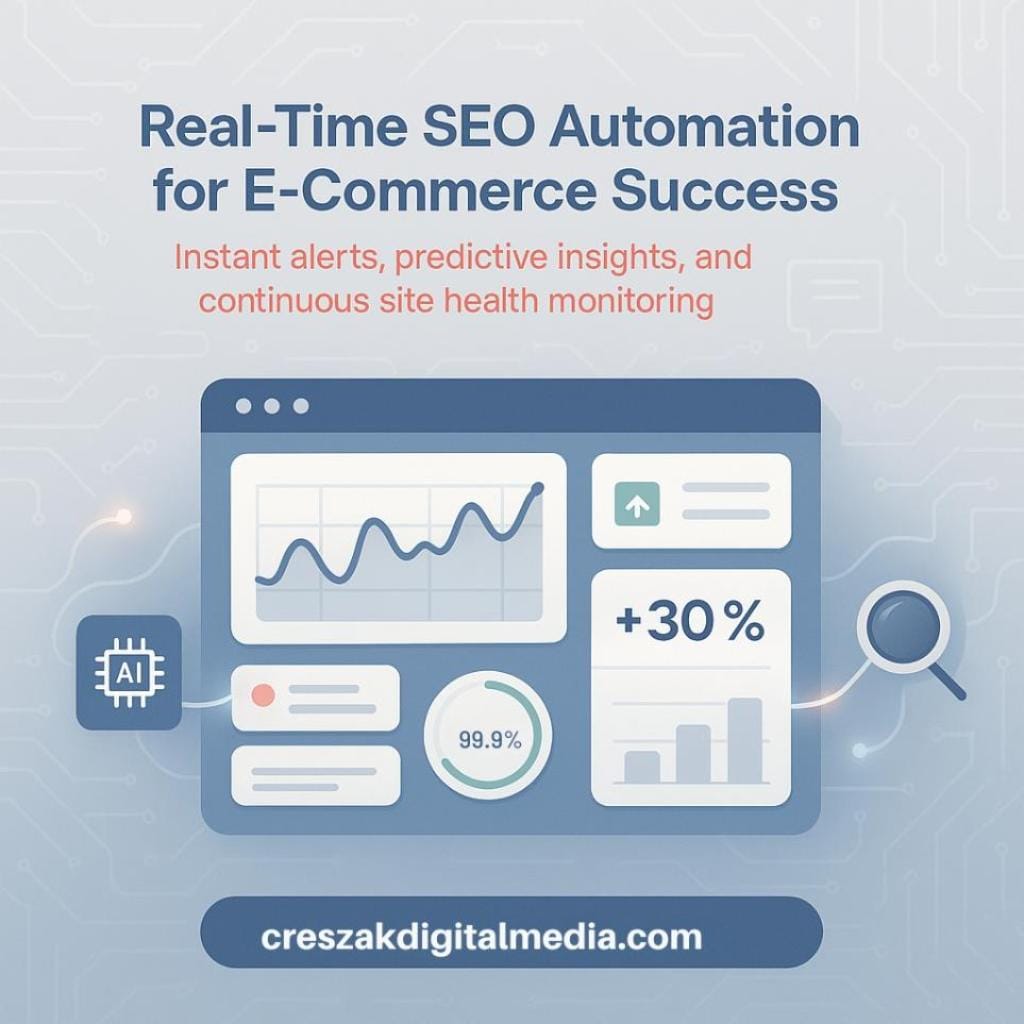 Real-Time SEO Updates Using Automated Monitoring with CresZak Digital Media Ecommerce SEO Services
