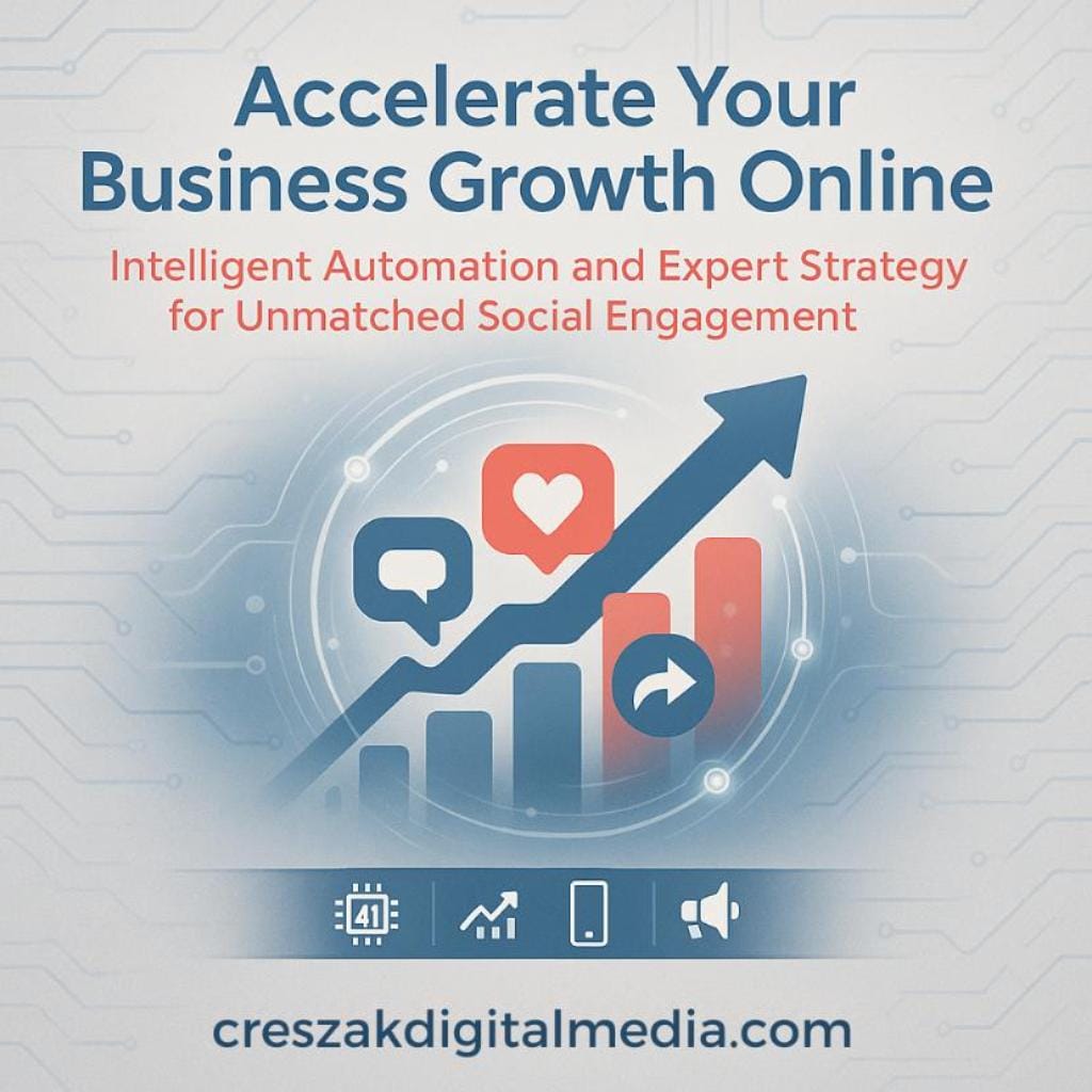 Social Media Marketing Services driving business growth by CresZak Digital Media.