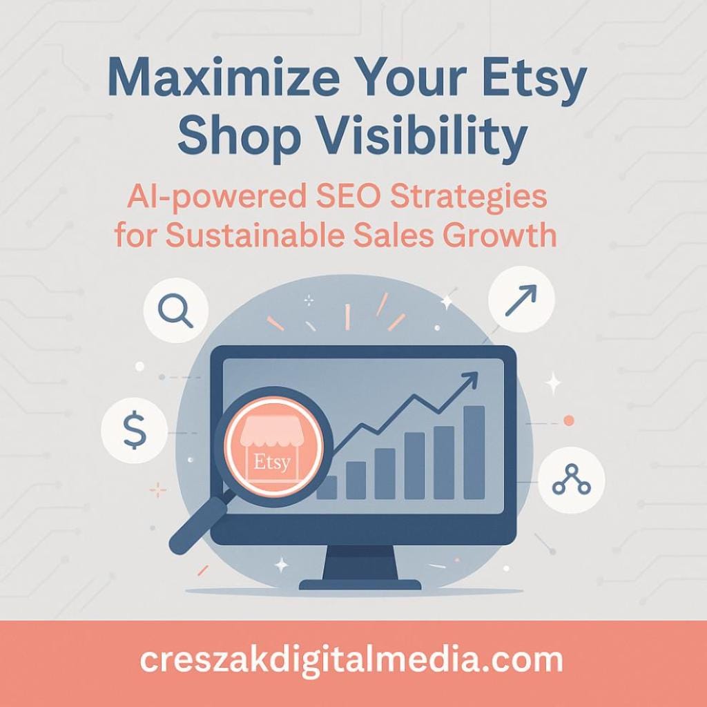 Specialized Etsy SEO Services to Grow Shop Traffic by CresZak Digital Media