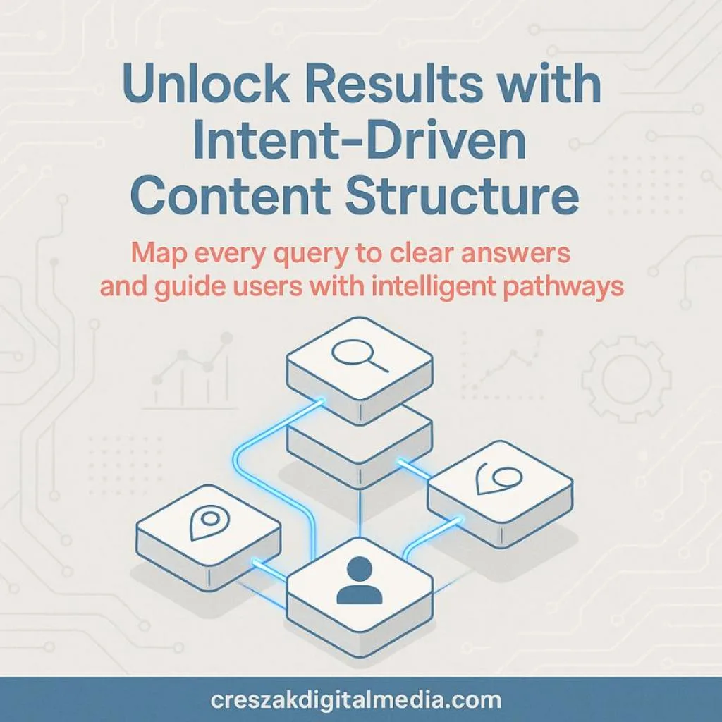 structuring content through user intent model recognition How structuring content with user intent models strengthens SEO Services for Small Businesses by CresZak Digital Media.
