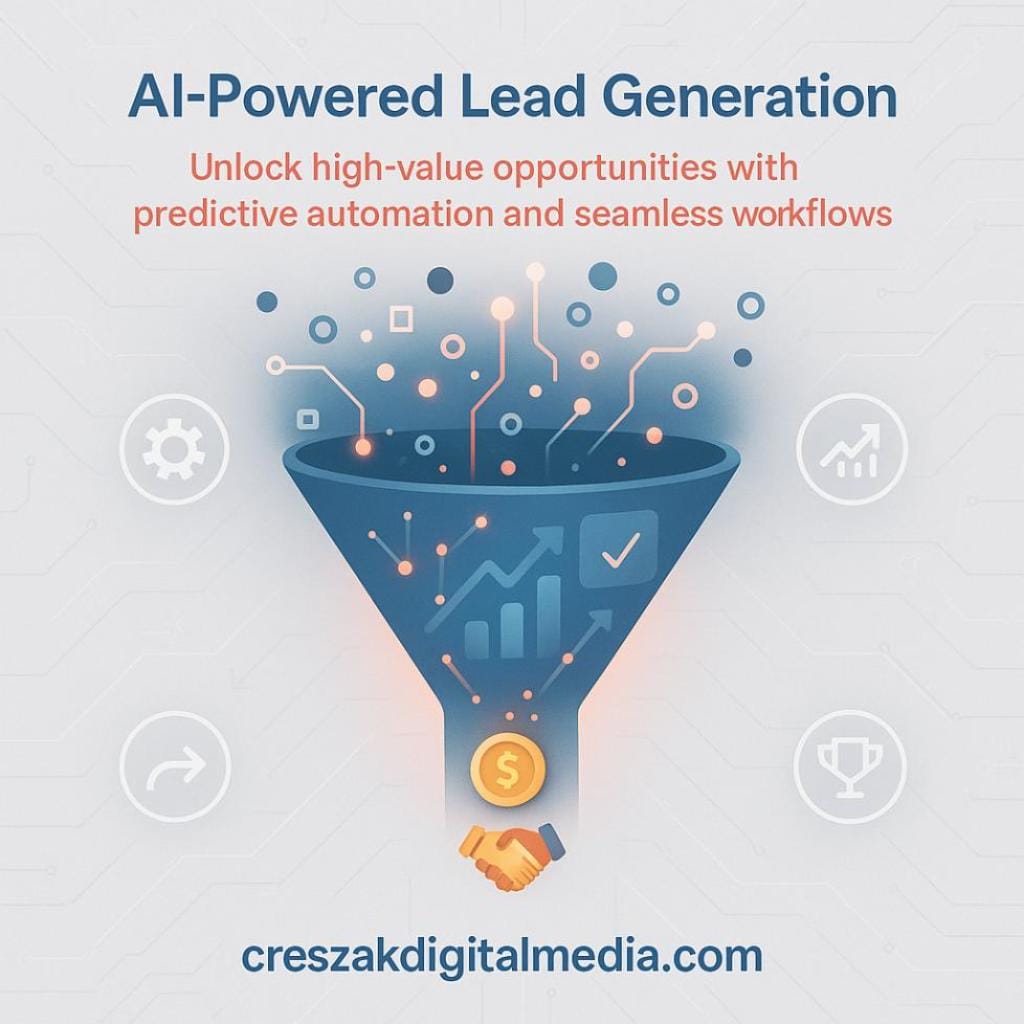 How AI transforms modern lead workflows to enhance Lead Gen SEO Services – CresZak Digital Media.