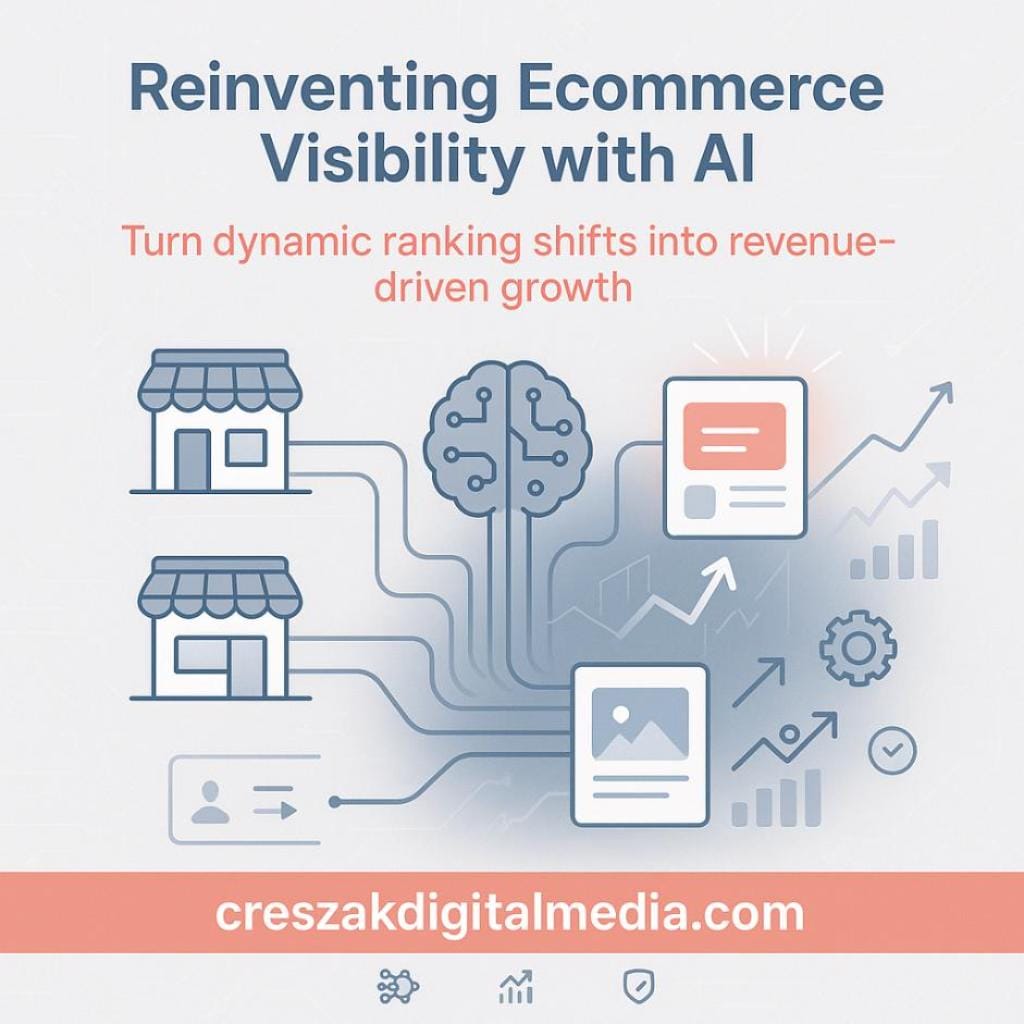 How AI Transforms Visibility Strategies Using Ecommerce SEO Services by CresZak Digital Media