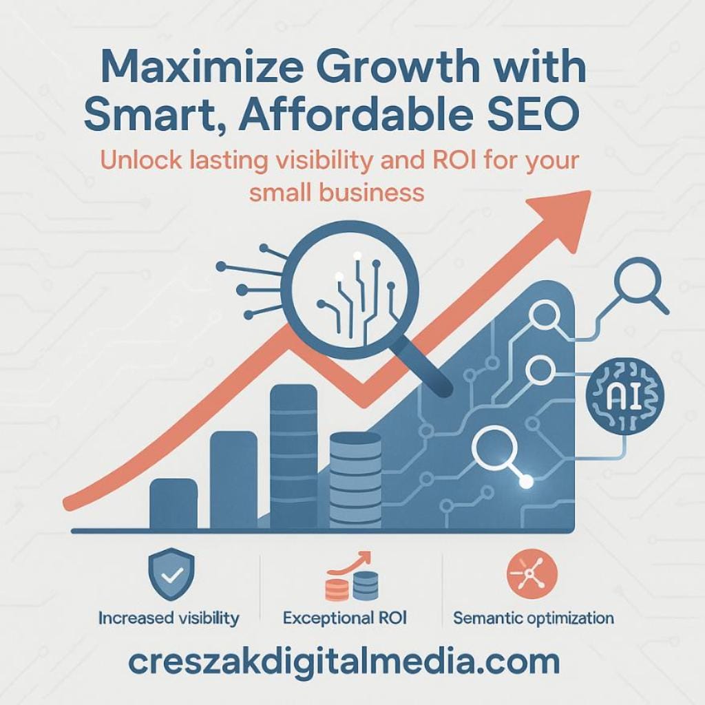 understanding the lasting value of budget-conscious seo services CresZak Digital Media provides long-term value with budget-conscious SEO Services.