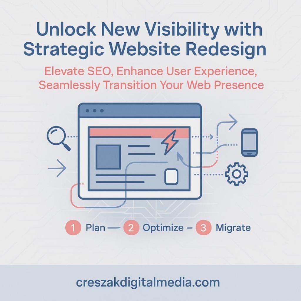 website redesign seo strategy unlocks fresh visibility potential CresZak Digital Media Website SEO Services and Redesign SEO Strategy for Fresh Visibility