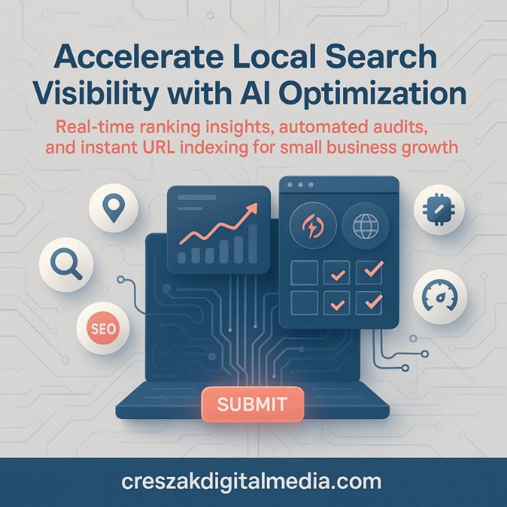 Top local SEO tools and rapid URL indexers used to strengthen Local SEO Services by CresZak Digital Media.
