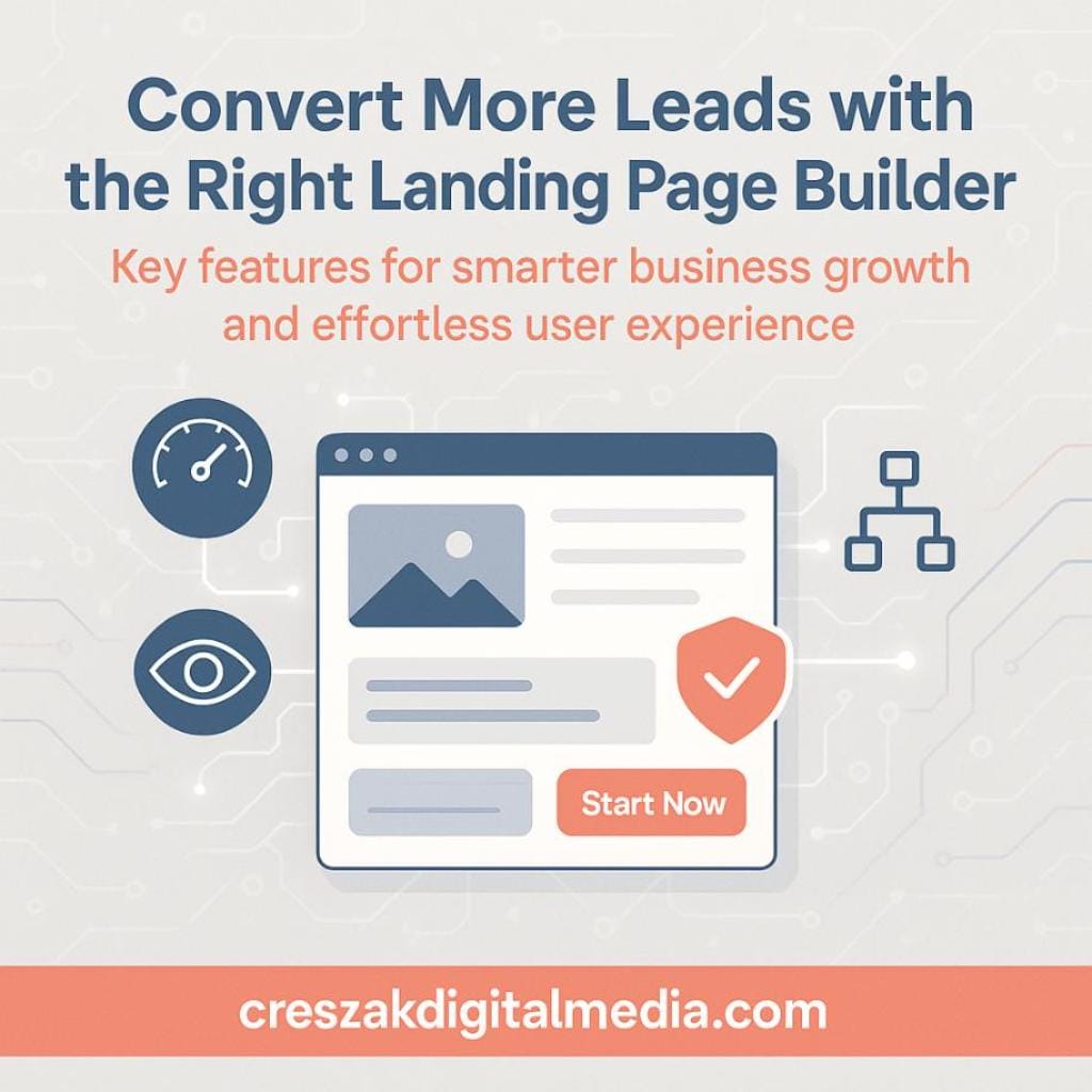Key features to prioritize from CresZak Digital Media Landing Page Design Services for high-converting designs