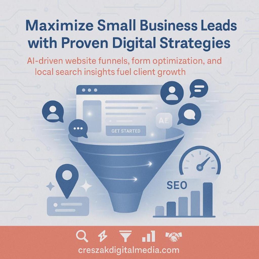 CresZak Digital Media Lead Gen Agency applying top-performing tactics for small business clients.