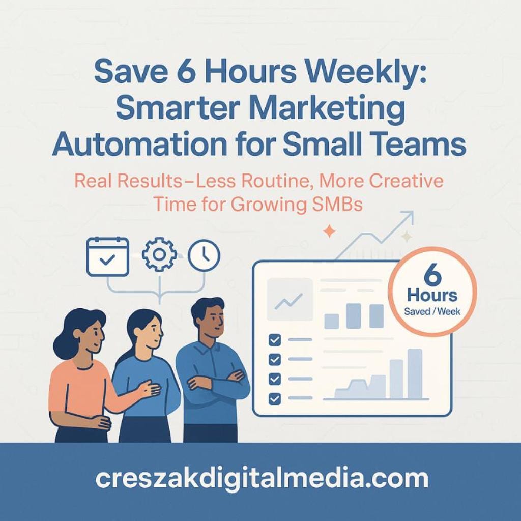 CresZak Digital Media AI Automation Services improving small business marketing efficiency.