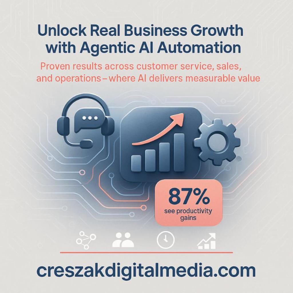 CresZak Digital Media providing AI Automation Services with agentic AI for measurable results.