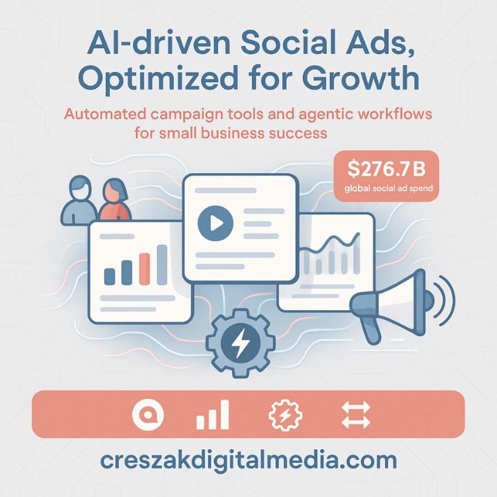which ai tools are most effective for facebook ads today, especially for small businesses testing agentic workflows and best practices for managing multi-platform social media ads AI-powered Facebook optimization through Social Media Ads Services by CresZak Digital Media.