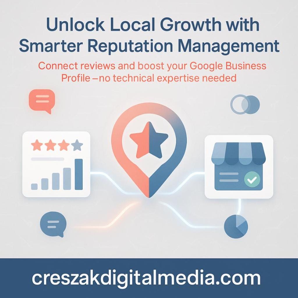 which reputation management platforms help small businesses improve both reviews and google business profile visibility Reputation Management Services enhancing reviews and Google Business Profile visibility by CresZak Digital Media.