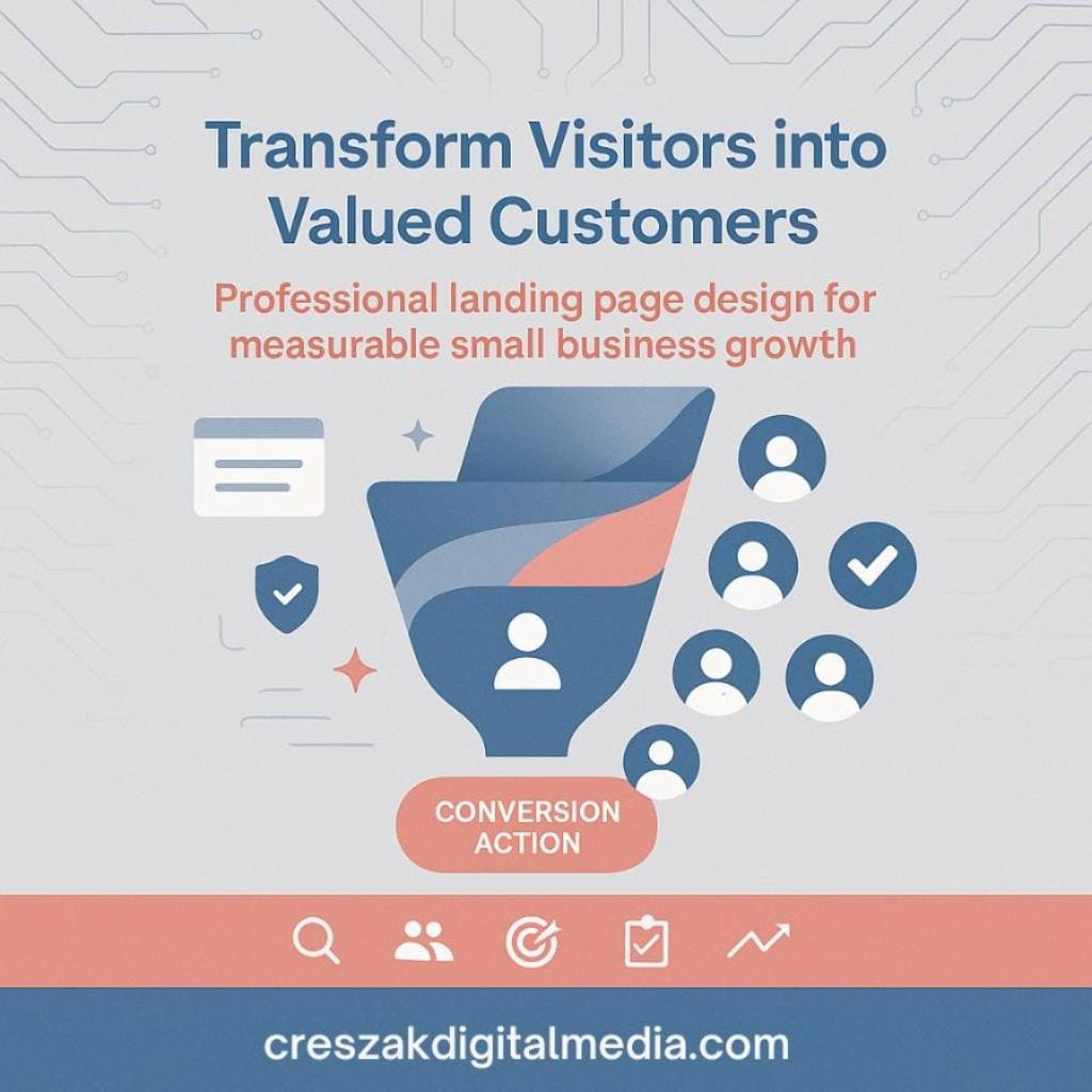 Why CresZak Digital Media Landing Page Design Services are essential for lead-driven small business success