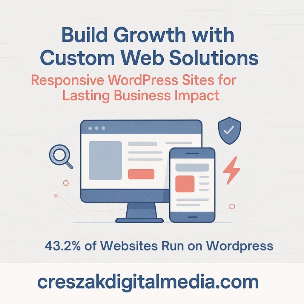 Professional website solutions by CresZak Digital Media, a leading WordPress Web Design Company