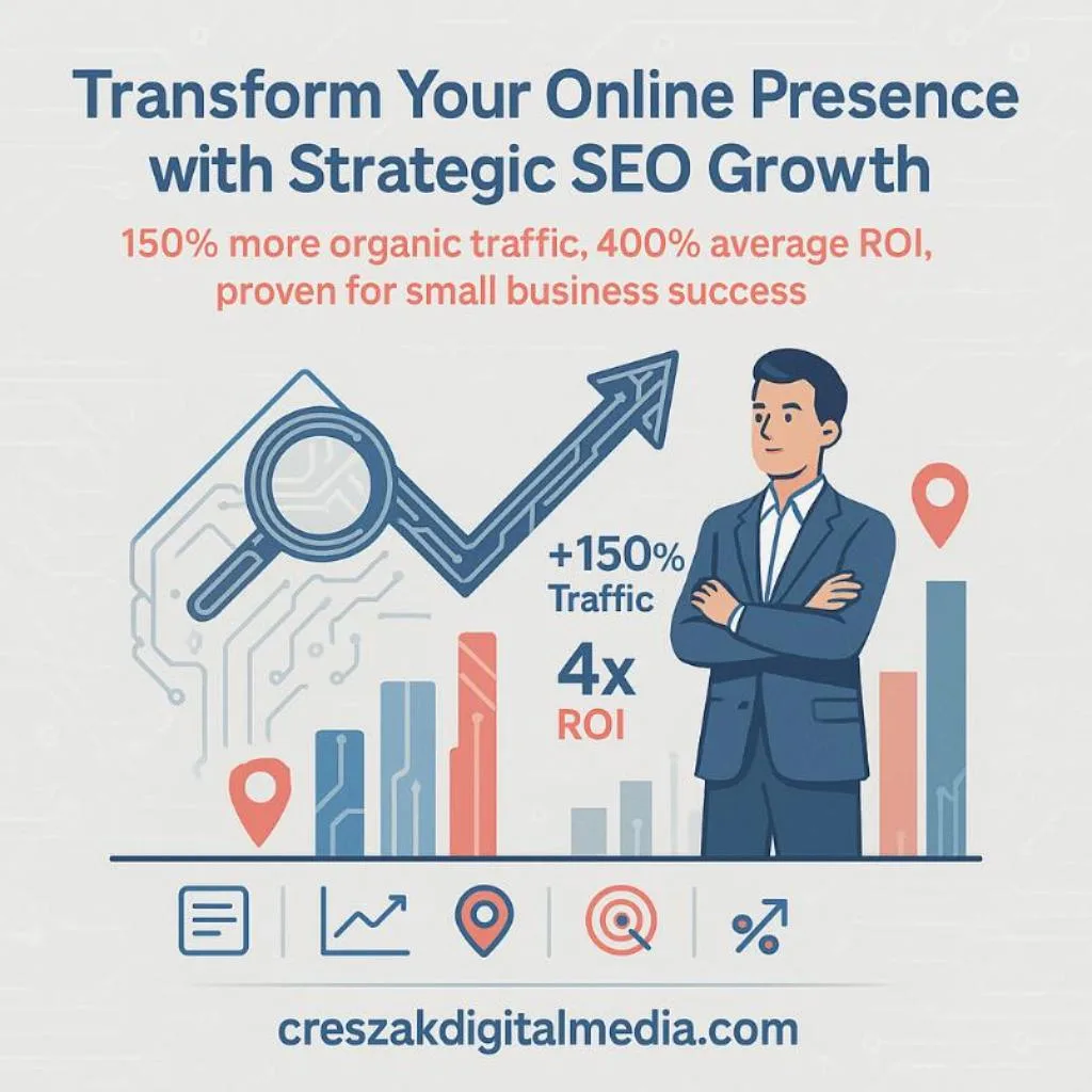 how strategic optimization helped a small business owner triple their visibility CresZak Digital Media shares how strategic SEO Services tripled a client’s visibility.