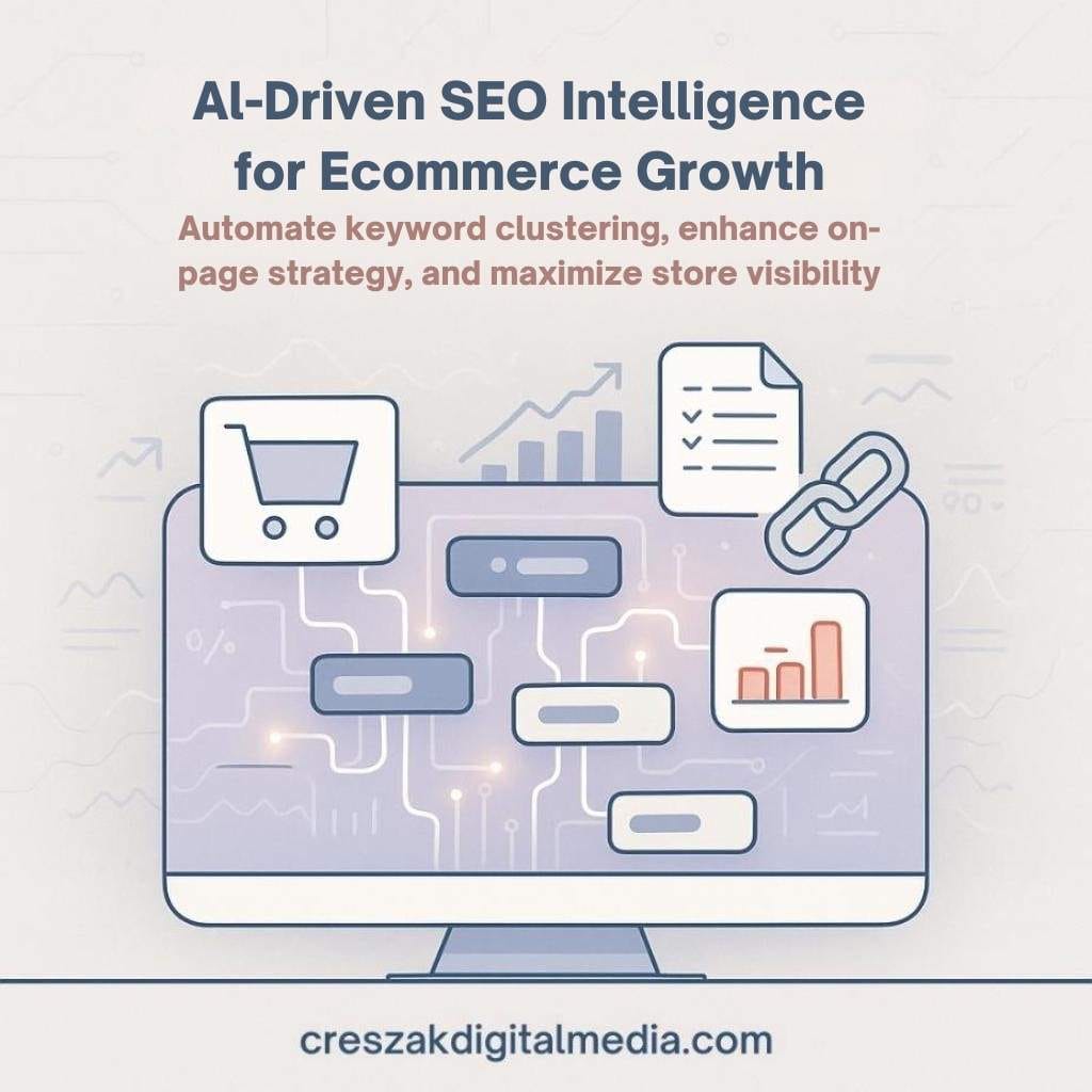 AI Tools for Keyword Clustering and On-Page Optimization with CresZak Digital Media Ecommerce SEO Services