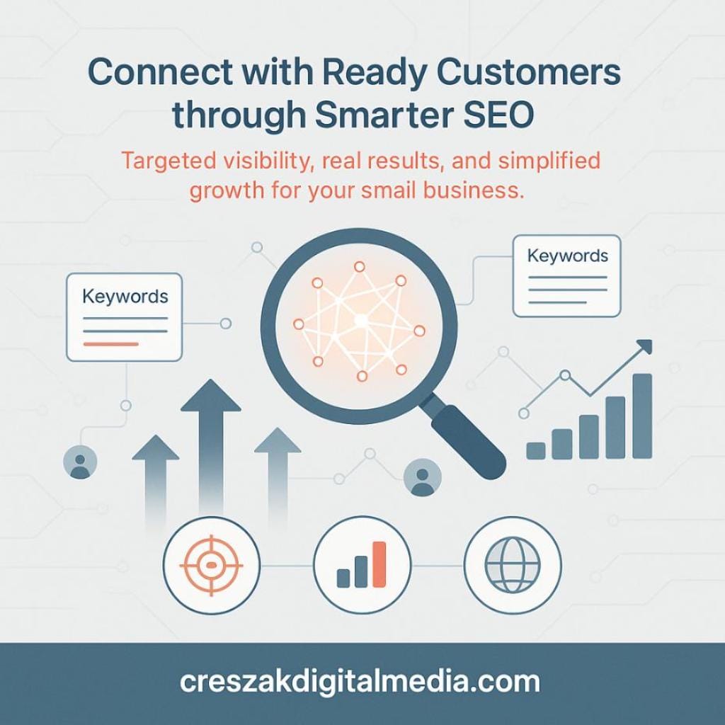understanding how search engine optimization connects your business with ready customers CresZak Digital Media explains how SEO Services connect businesses with ready customers.