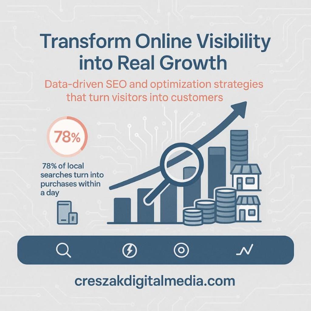 understanding how seo services transform business revenue CresZak Digital Media shows how SEO Services transform business revenue.